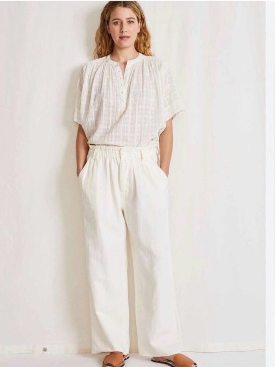 Apiece Apart Son Vida Pant Cream Pants Size Medium